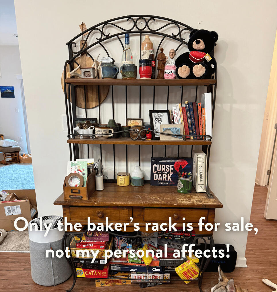 Baker's Rack - $80